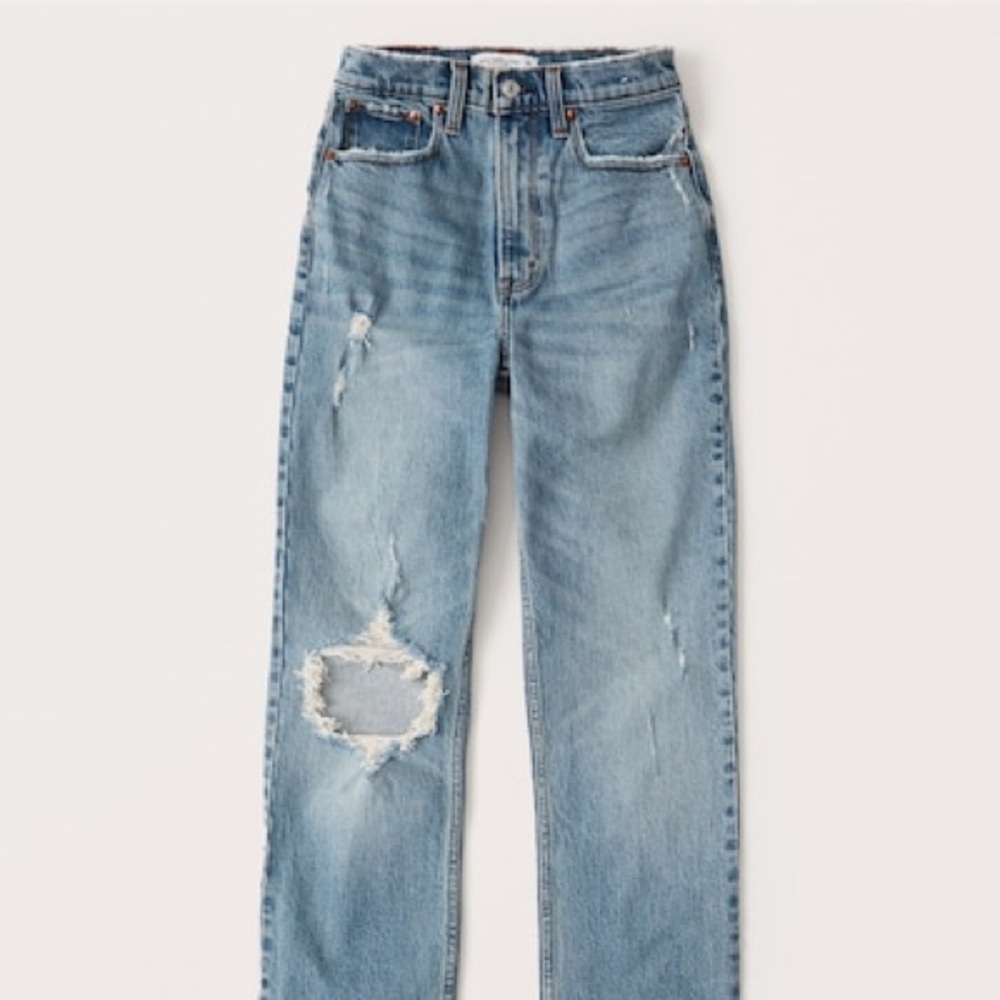 Abercrombie 90s High Rise Straight Jeans